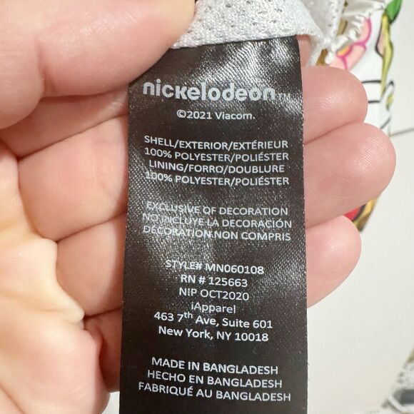 Members Only Jacket Men's Medium Nickelodeon Rugrats AOP Print Windbreaker Coat - Picture 4 of 5